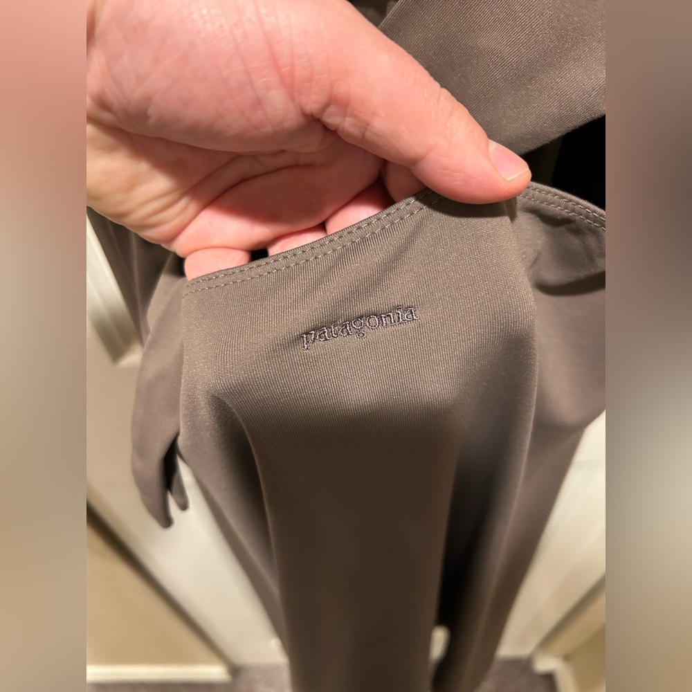 Patagonia Morning Glory Dress In Brown Performance Fabric , Large - Picture 7 of 10